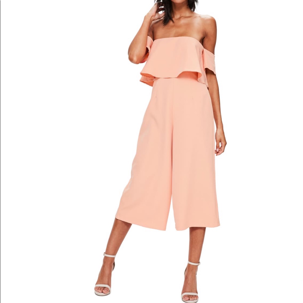 Popover Off The Shoulder Jumpsuit
